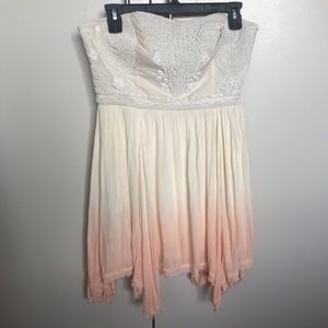 Urban Outfitters Ecote Beaded Sunset Mini Dress